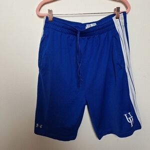 Under Armour Men's Blue University of Delaware Drawstring Waist Athletic Shorts